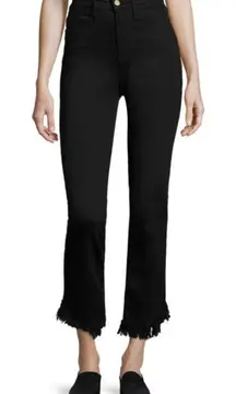 Frame Le High Straight Straight Leg Fringe Jeans Size 24