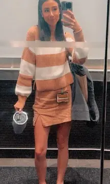 Abercrombie & Fitch Mini Tan Skirt