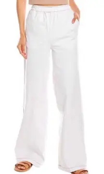 WeWoreWhat‎ White Straight Leg Pull On Twill Denim Size M