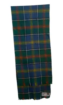 Vintage 90s The Culture Tartan Glasgow Plaid Wool Scarf
Blue Green Red Classic