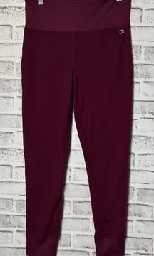 GAP Brushed Tech Jersey in‎ Deep Burgundy size M V neck