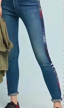 Levi's Made &‎ Crafted 721 Embroidered Jeans Blue