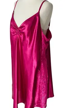 THALIA SODI Satin & Lace Nightie Slip Dress