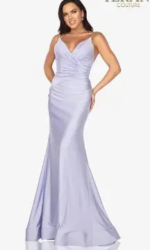 Terani Couture Elegant Lavender Evening Gown sz 4