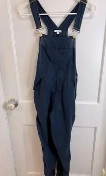 WeWoreWhat linen navy overalls