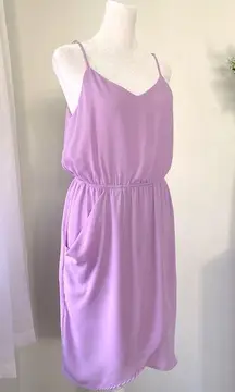 Everly Lavender Slip Mini Dress