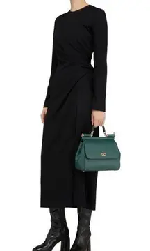 Dries Van Noten Dalba Long‎ Sleeve Midi Dress- NWT 8