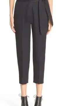 IRO Jeava High Rise Wrap Tie Waist Ankle Pants Size 40 / US Size 8
