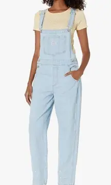 Levi's NEW  Womens Vintage Denim Overalls Stone Shadow Oversized Light Wash  XL