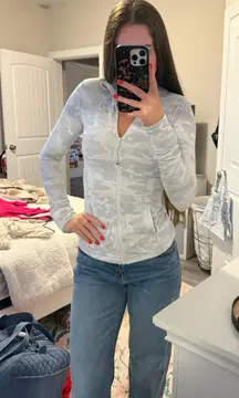 Lululemon Define Jacket White Camo