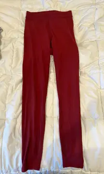 Alo Yoga Dark Red Alo Leggings