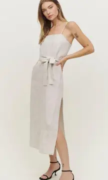 Reformation  Daphne Linen Midi Dress