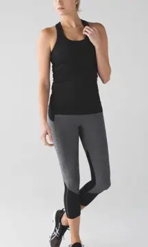 Lululemon  Swiftly Tech Racerback in Black / Black women’s size 6