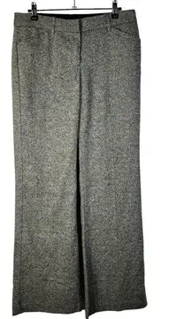 EXPRESS  Editor Heather Gray Wide Leg Dress Pants 4