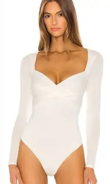 Lovers and Friends Mikka Bodysuit in White