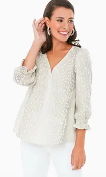 NWOT Tuckernuck Antelope Faye Beige 3/4 Sleeve Blouse Size Small