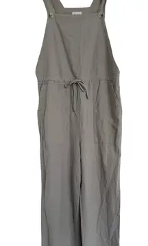 Rhythm. Tan Cream Jumpsuit Cotton Linen Size M