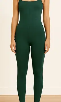 Wilfred Free Divinity Jumpsuit Size XS Pine Green Aritzia One Piece Ballet Yoga