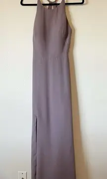 Sorella 9234 Vita High-Halter Neck Sheath Bridesmaid Dress in Dusty Lavender 10