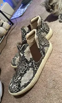 Coconuts Snakeskin Slip On