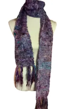 Recycled Silk Bright Hippie chic Scarf