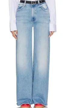 NWT Mother The Ditcher Roller Sneak in Can You Dig It? Slouchy Wide Leg Jeans 31