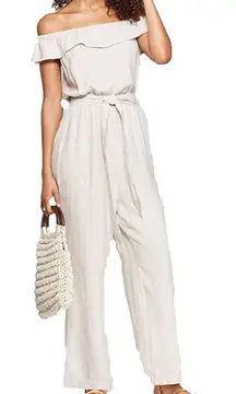 Universal Thread Womens Jumpsuit Size XXL Off Shoulder Mini Cap Sleeve‎ Wide Leg