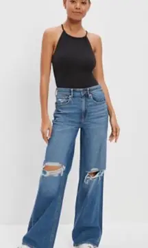 Outfitters Super High-Rise Baggy Wide Leg Jeans