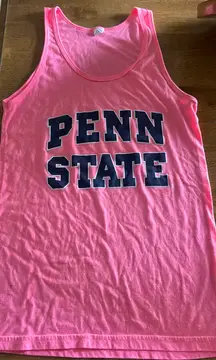 Penn State Tank Top Size Small NEON pink 