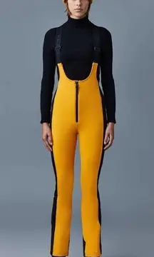 GIA Agile 360 fitted ski pants with suspenders color-block Sunset Women’s L NEW