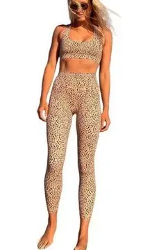 Kavala Leggings Small Cheetah Spotted Animal Print Full Length