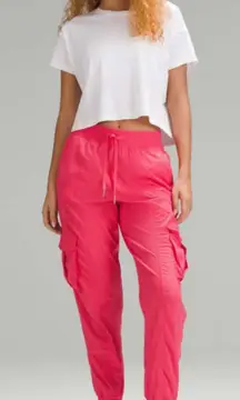 Lululemon Dance Studio Relaxed Fit Cargo Jogger Pant Glazed Pink Large NWT