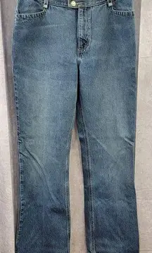 Zena Jeans Dark Wash High Rise Straight Leg Women's Size 10 Vintage