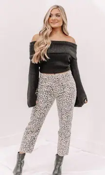 Leopard Print Jeans