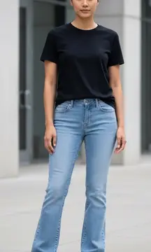 Levis 515 Boot Cut Blue Jeans Womens S 6M Denim Distressed Casual Everyday