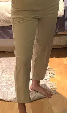 Alfred Dunner Paper Bag Tan Pants