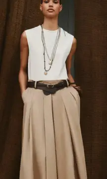 Zara combination belted dress