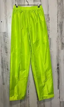 Neon yellow cargo pants