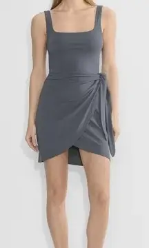 Tan Aritzia Wilfred Saturn Mini Dress - XXS