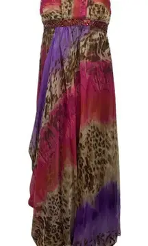 Dave & Johnny Strapless Maxi Dress