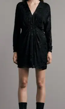 Rag & Bone Eloise Velvet Burnout Mini Dress