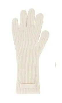 JACQUEMUS Les Gants Gros Grain Single Glove in Off White New Womens Mitten