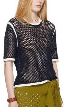 NEW Adidas x Wales Bonner Knit Tee Night Indigo & Wonder White Sz XL Urban Luxe