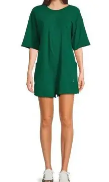 FP movement hotshot tee romper green size XL NWOT