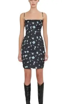 ✨ Danielle Guizio Forget Me Me Not Floral Dress