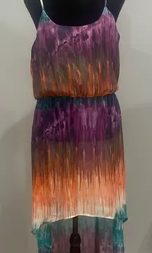 Multicolor Sleeveless Dress great beach /vacation dress