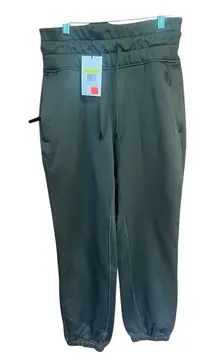 Nike Lab Wide Waist Band High Waist Green Sz S athletic pants NWT