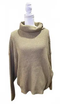 New Free People Swim Too Deep Sweater, Sage/neutral green, Small