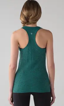 Lululemon Swiftly Tech Racerback Viridian Green / Black