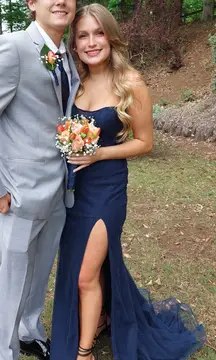 Navy Prom Dress